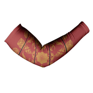 Lesotho Seanamarena Kharetsa Royal Red Arm Sleeves Basotho Traditional Blanket Style