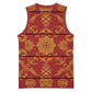 Basotho Blanket Basketball Jersey Lesotho Seanamarena Kharetsa Royal Red LT15