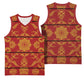 Basotho Blanket Basketball Jersey Lesotho Seanamarena Kharetsa Royal Red LT15