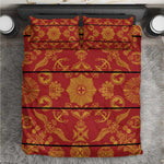 Basotho Blanket Bedding Set Lesotho Seanamarena Kharetsa Royal Red - African Pride