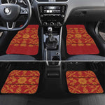 Basotho Blanket Car Mats Lesotho Seanamarena Kharetsa Royal Red - African Pride