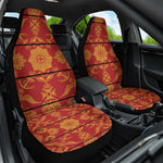 Basotho Blanket Car Seat Cover Lesotho Seanamarena Kharetsa Royal Red - African Pride