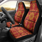 Basotho Blanket Car Seat Cover Lesotho Seanamarena Kharetsa Royal Red - African Pride