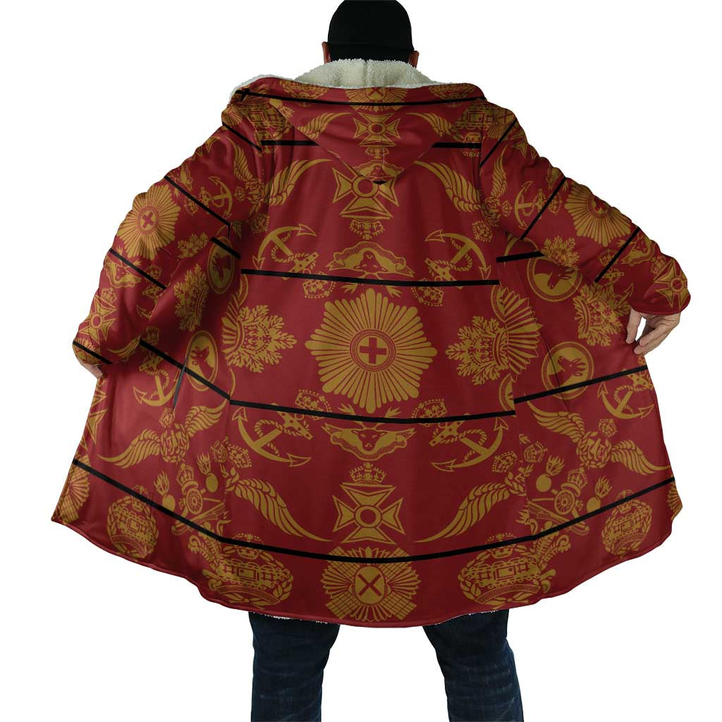 Lesotho Seanamarena Kharetsa Royal Red Cloak Basotho Traditional Blanket Style