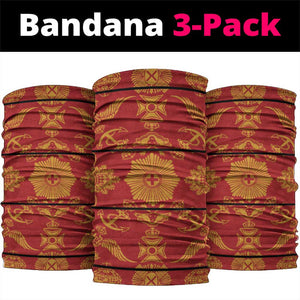 Basotho Blanket Neck Gaiter Lesotho Seanamarena Kharetsa Royal Red LT15