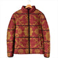 Lesotho Seanamarena Kharetsa Royal Red Padded Jacket Basotho Traditional Blanket Style