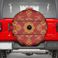 Basotho Blanket Spare Tire Cover Lesotho Seanamarena Kharetsa Royal Red - African Pride