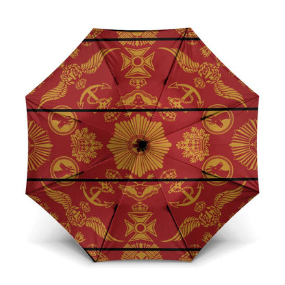 Lesotho Seanamarena Kharetsa Royal Red Umbrella Basotho Traditional Blanket Style