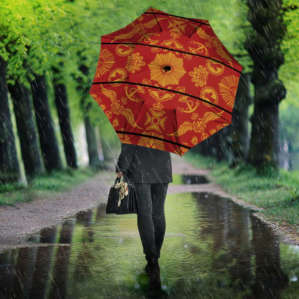 Lesotho Seanamarena Kharetsa Royal Red Umbrella Basotho Traditional Blanket Style