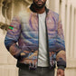 Mauritania Richat Structure Bomber Puffer Jacket Eyes of the Sahara