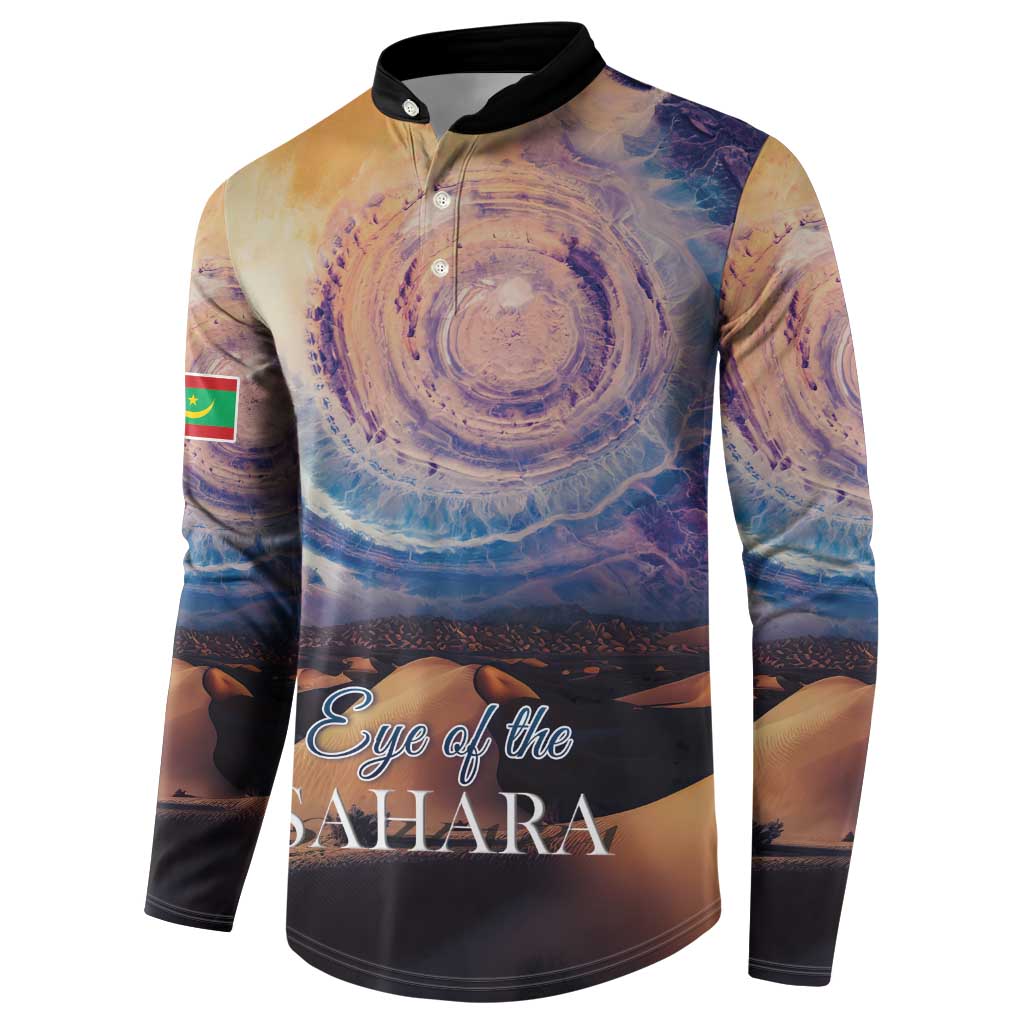 Mauritania Richat Structure Button Sweatshirt Eyes of the Sahara