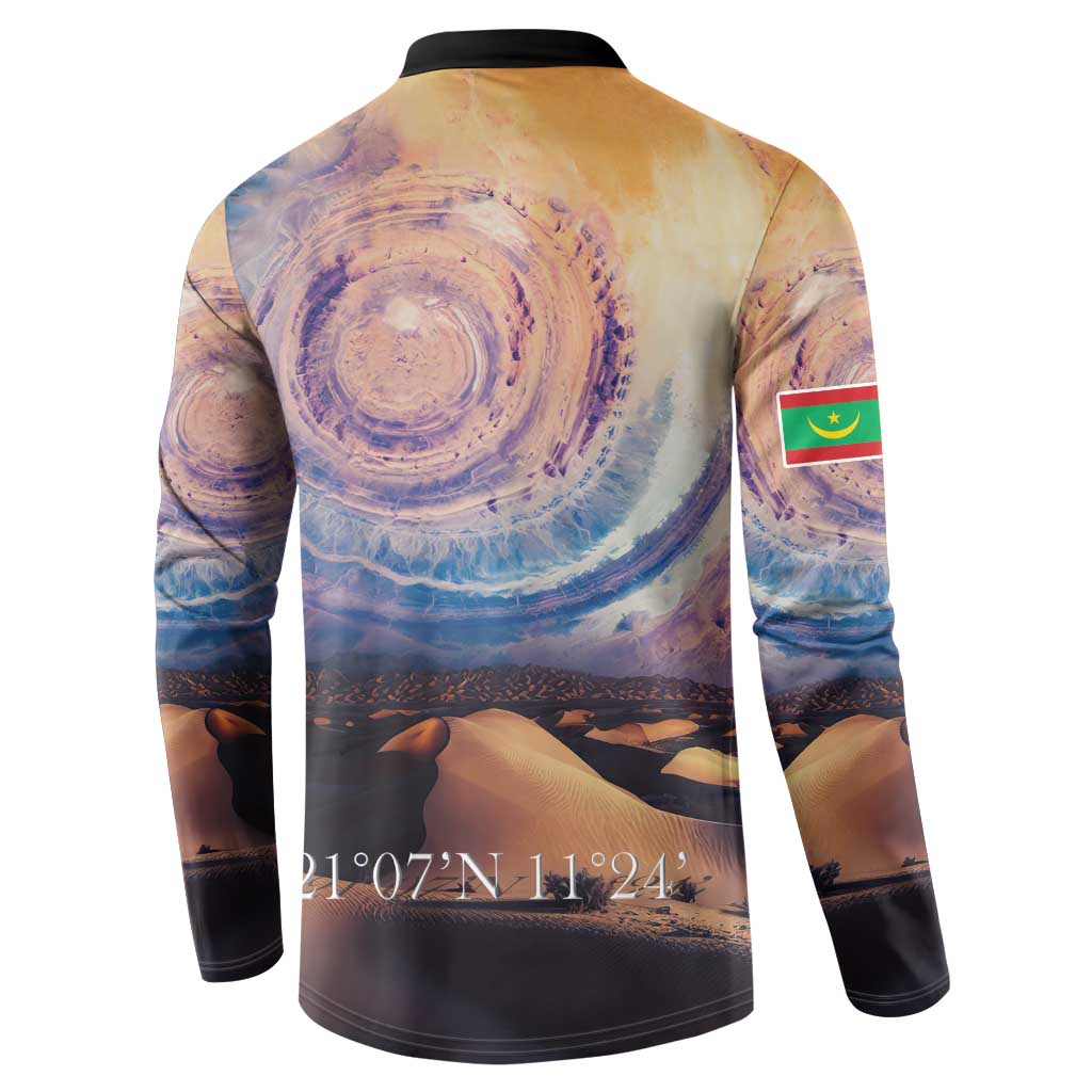 Mauritania Richat Structure Button Sweatshirt Eyes of the Sahara