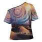 Mauritania Richat Structure Cross Shoulder Shirt Eyes of the Sahara