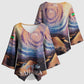 Mauritania Richat Structure Kimono Sleeve Blouse Eyes of the Sahara