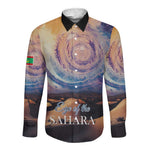 Mauritania Eyes of the SaharaLong Sleeve Button Shirt - African Pride