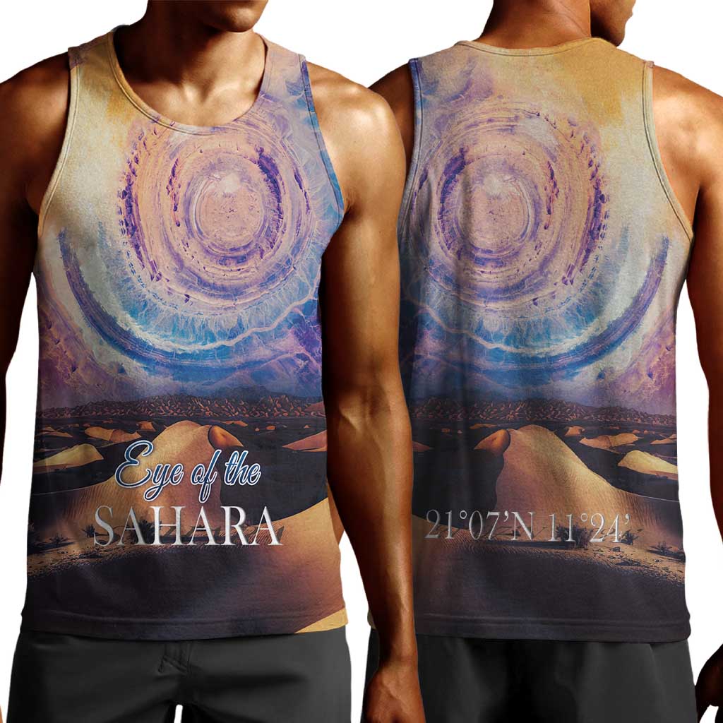 Mauritania Eyes of the SaharaMen Tank Top - African Pride