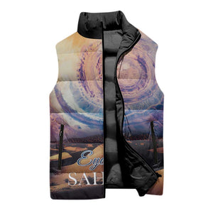 Mauritania Richat Structure Sleeveless Puffer Jacket Eyes of the Sahara