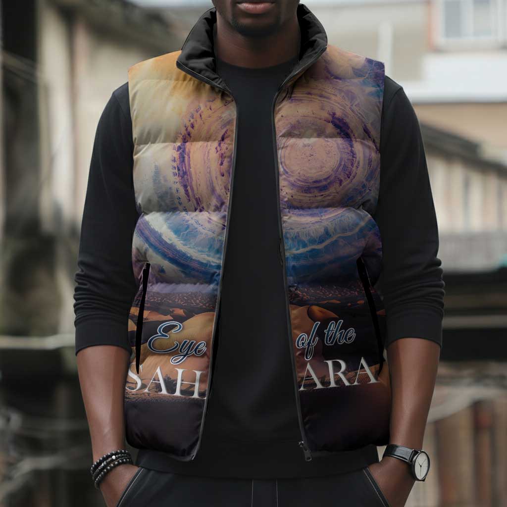 Mauritania Richat Structure Sleeveless Puffer Jacket Eyes of the Sahara