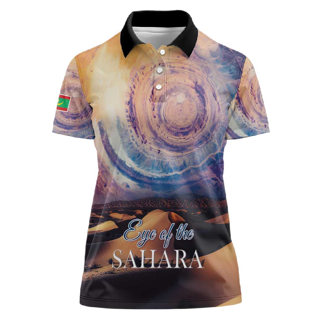 Mauritania Eyes of the SaharaWomen Polo Shirt - African Pride