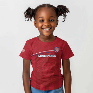 Custom Liberia Kid T shirt Football Lion Mascot - Red