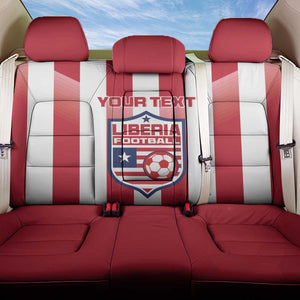 Custom Liberia Football Back Car Seat Cover The Lone Stars Sporty Style