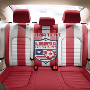 Custom Liberia Football Back Car Seat Cover The Lone Stars Sporty Style