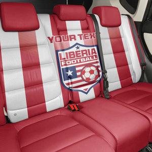 Custom Liberia Football Back Car Seat Cover The Lone Stars Sporty Style