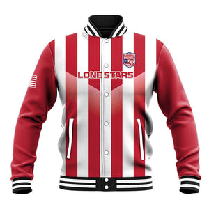 Custom Liberia Football Baseball Jacket The Lone Stars Sporty Style LT15