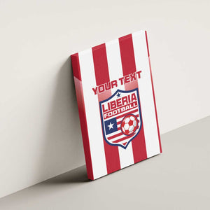 Custom Liberia Football Canvas Wall Art The Lone Stars Sporty Style