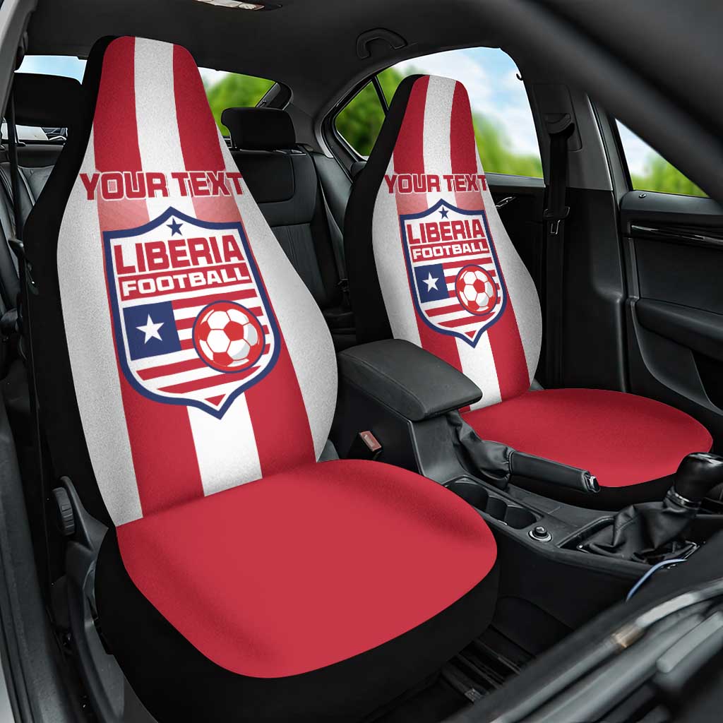 Custom Liberia Football Car Seat Cover The Lone Stars Sporty Style