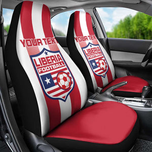 Custom Liberia Football Car Seat Cover The Lone Stars Sporty Style