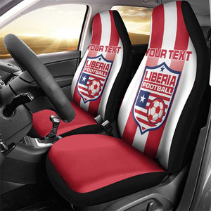 Custom Liberia Football Car Seat Cover The Lone Stars Sporty Style