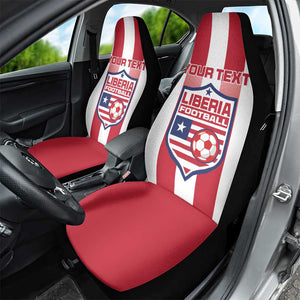 Custom Liberia Football Car Seat Cover The Lone Stars Sporty Style