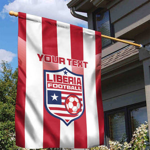 Custom Liberia Football Garden Flag The Lone Stars Sporty Style