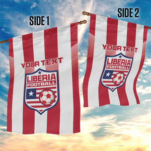 Custom Liberia Football Garden Flag The Lone Stars Sporty Style