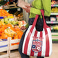 Custom Liberia Football Grocery Bag The Lone Stars Sporty Style