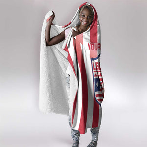 Custom Liberia Football Hooded Blanket The Lone Stars Sporty Style