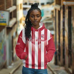 Custom Liberia Football Hoodie The Lone Stars Sporty Style