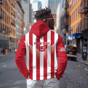 Custom Liberia Football Hoodie The Lone Stars Sporty Style