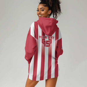 Custom Liberia Football Hoodie Dress The Lone Stars Sporty Style