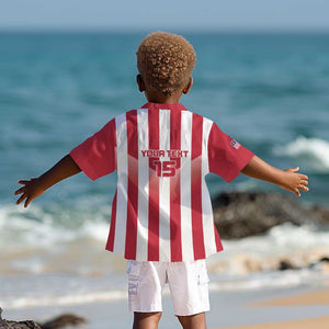 Custom Liberia Football Kid Hawaiian Shirt The Lone Stars Sporty Style