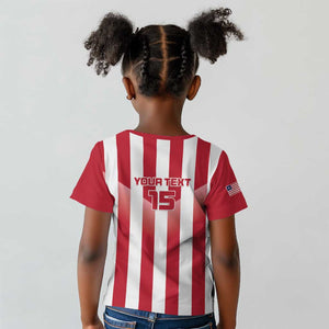 Custom Liberia Football Kid T shirt The Lone Stars Sporty Style