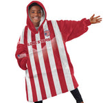Custom Liberia Football Kid Wearable Blanket Hoodie The Lone Stars Sporty Style