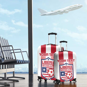 Custom Liberia Football Luggage Cover The Lone Stars Sporty Style