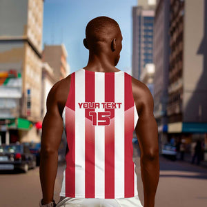 Custom Liberia Football Men Tank Top The Lone Stars Sporty Style