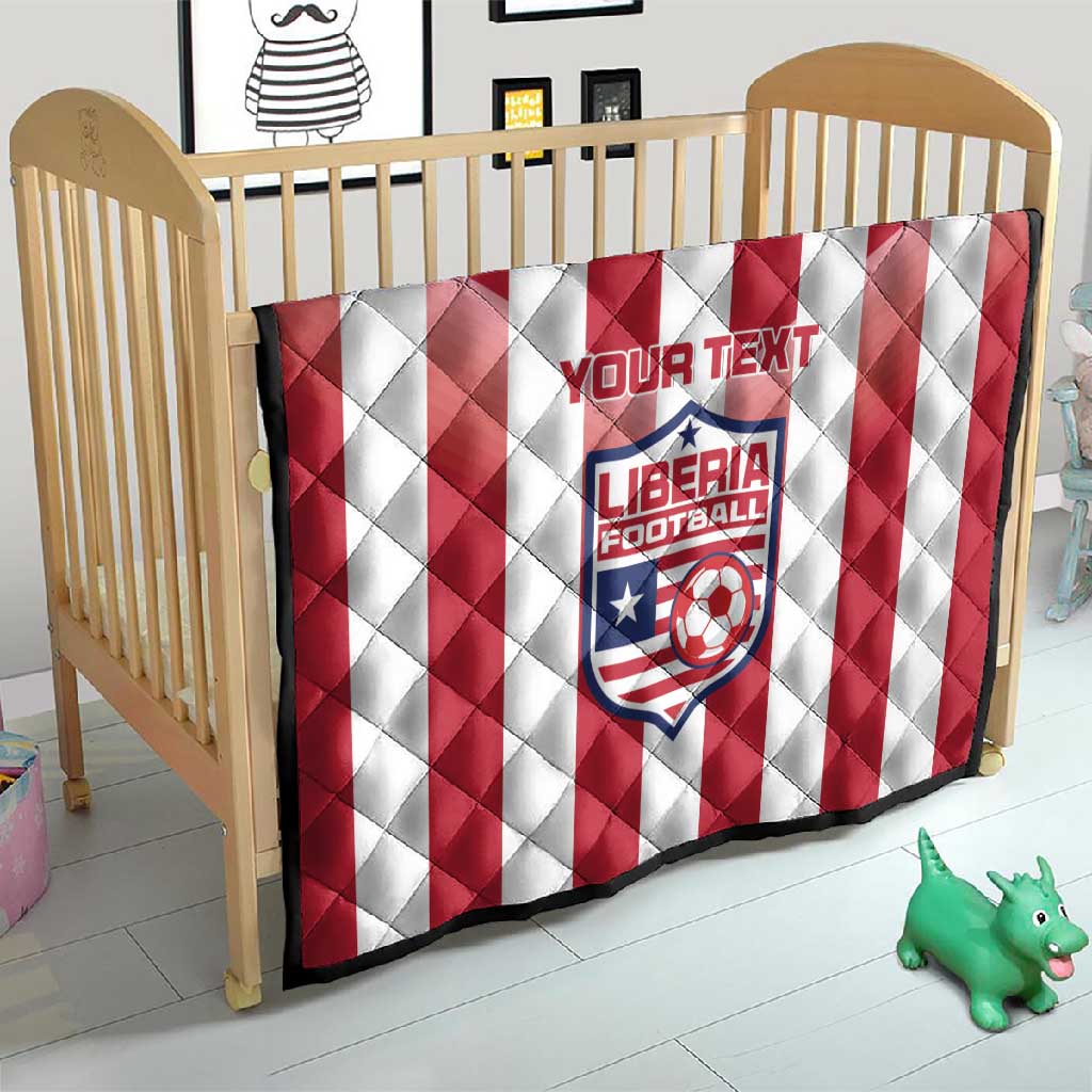 Custom Liberia Football Quilt The Lone Stars Sporty Style