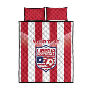 Custom Liberia Football Quilt Bed Set The Lone Stars Sporty Style