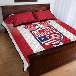 Custom Liberia Football Quilt Bed Set The Lone Stars Sporty Style