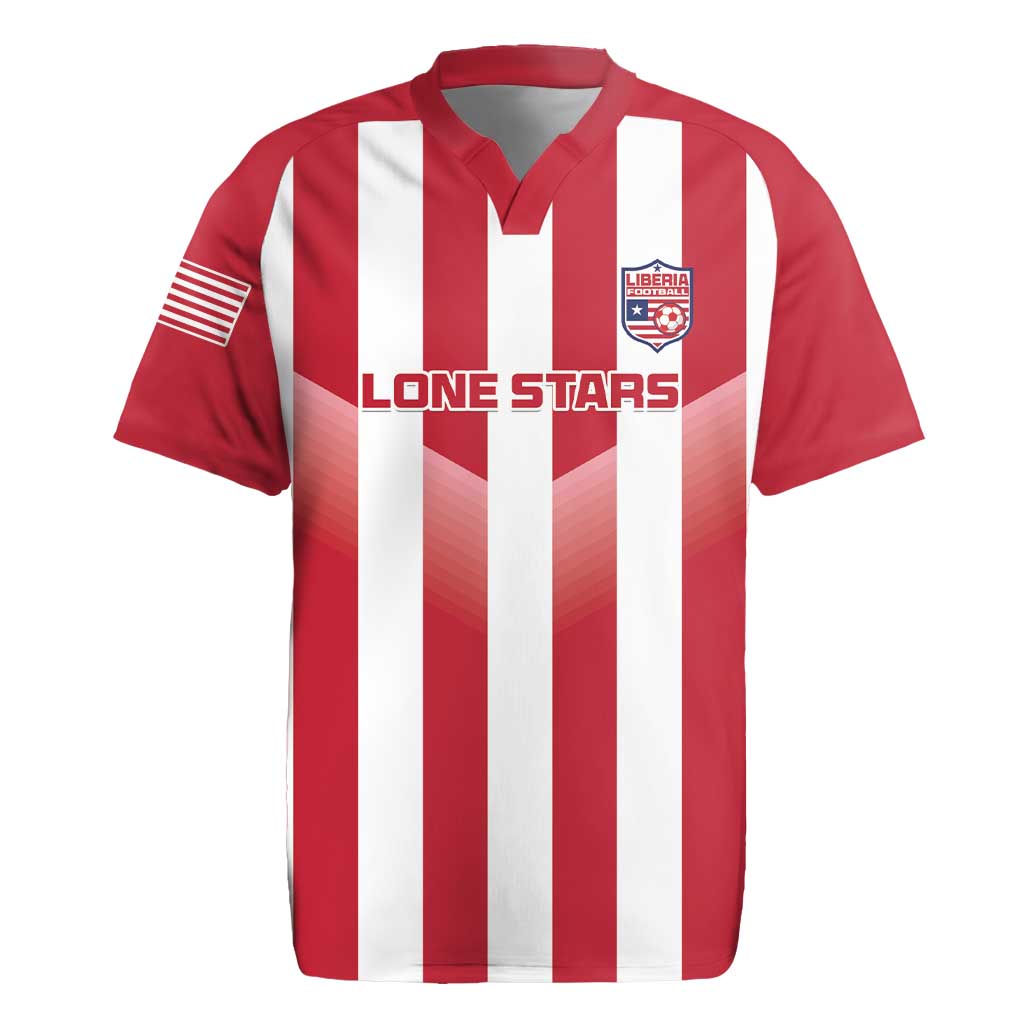 Custom Liberia Football Rugby Jersey The Lone Stars Sporty Style