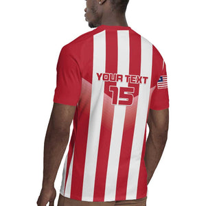 Custom Liberia Football Rugby Jersey The Lone Stars Sporty Style